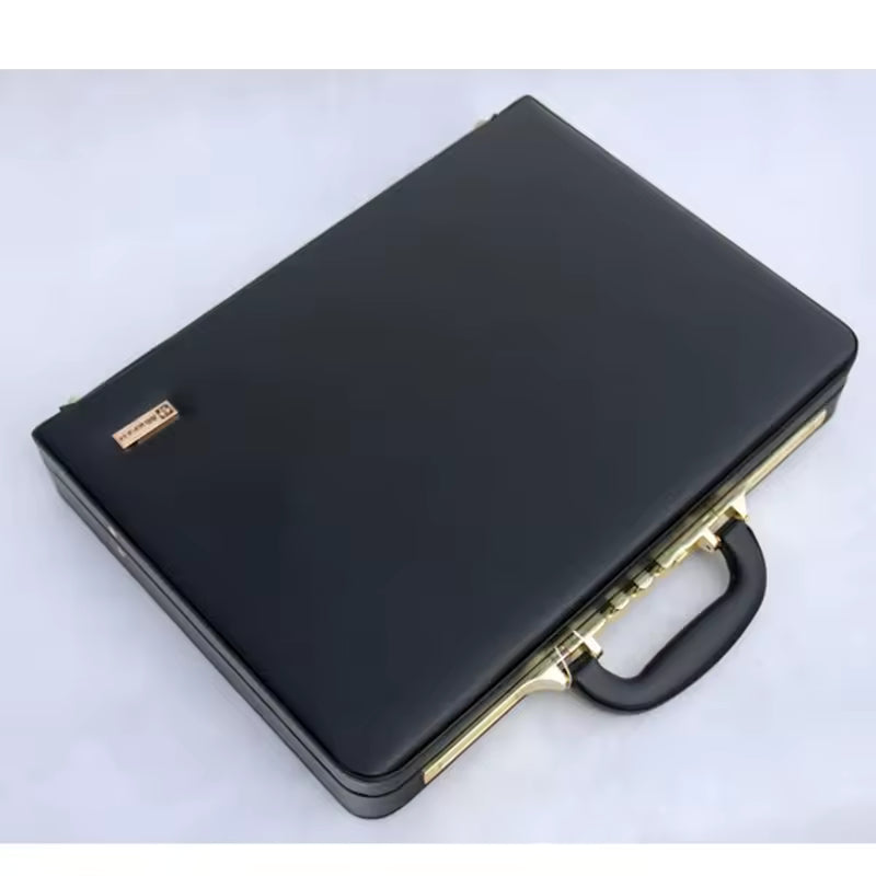 Sac Messager en Cuir Noir pour Homme d'Affaires