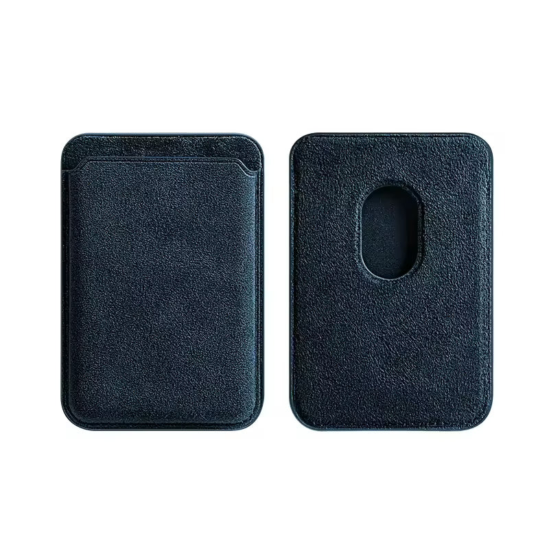 Portefeuille Magnétique MagSafe en Cuir Alcantara pour iPhone
