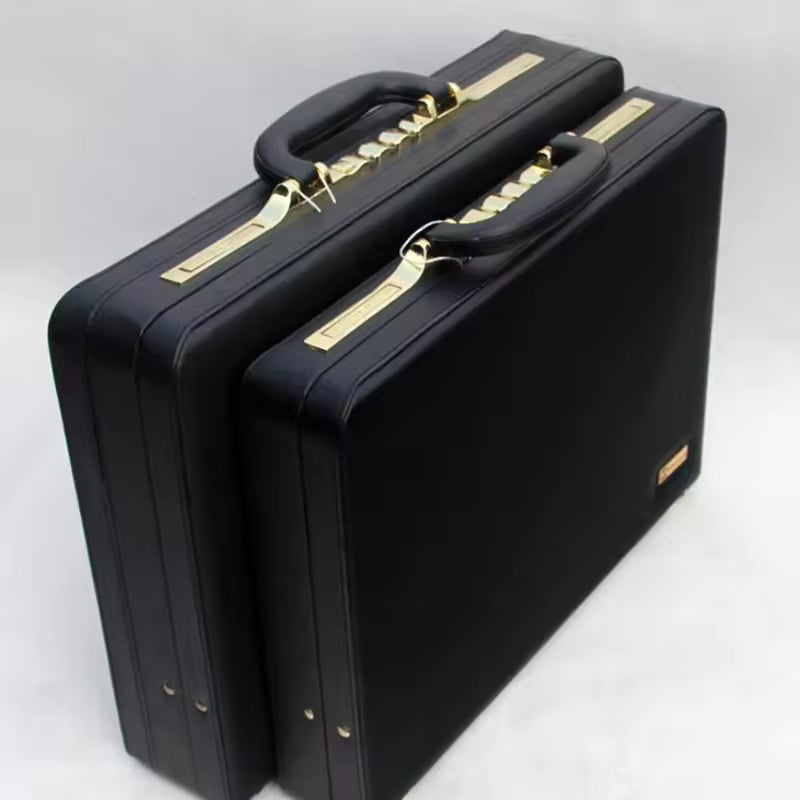 Sac Messager en Cuir Noir pour Homme d'Affaires
