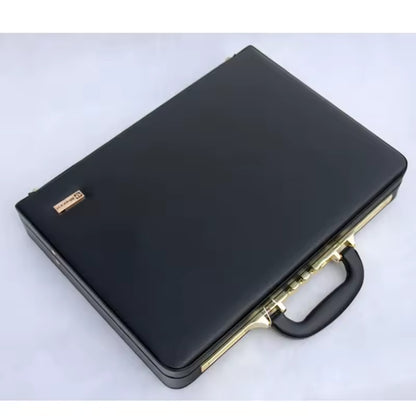 Sac Messager en Cuir Noir pour Homme d'Affaires