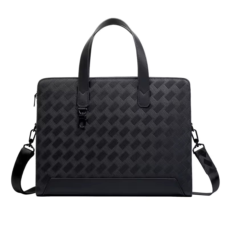 Mamik Heritage - Sac à Bandoulière en Cuir Véritable pour Hommes 15"