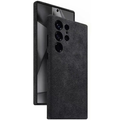 Etui en cuir alcantara pour Samsung S26