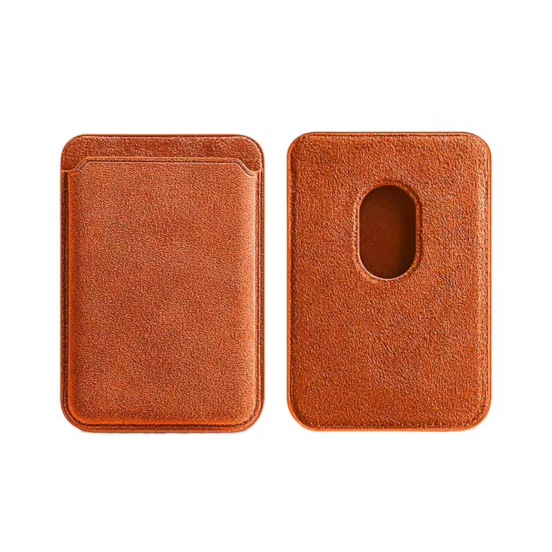 Portefeuille Magnétique MagSafe en Cuir Alcantara pour iPhone