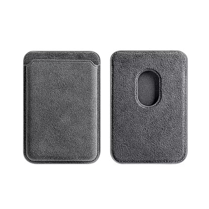 Portefeuille Magnétique MagSafe en Cuir Alcantara pour iPhone