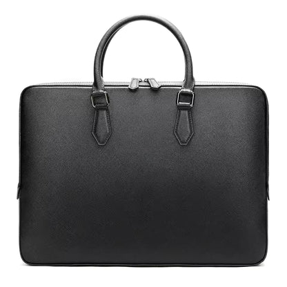 Porte-Documents en Cuir de Vache Véritable pour Homme