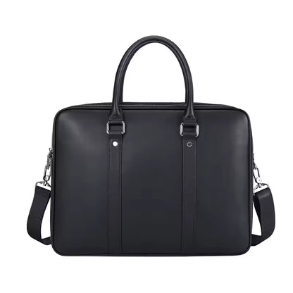 Mamik Essentials - Sac Messager en Cuir de Vachette Authentique pour ordinateurs 14"