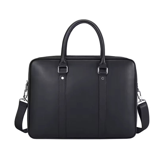 Mamik Essentials - Sac Messager en Cuir de Vachette Authentique pour ordinateurs 14"