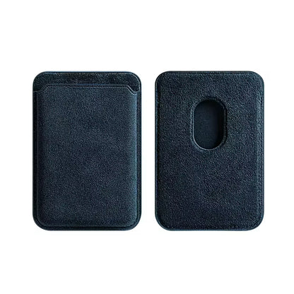 Portefeuille Magnétique MagSafe en Cuir Alcantara pour iPhone