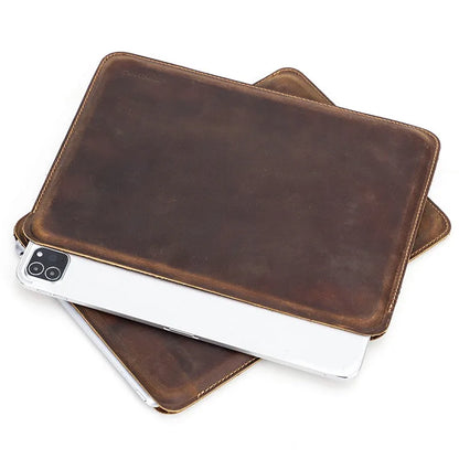 Étui Pochette en Cuir Véritable pour iPad Pro 11