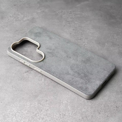 Etui en cuir alcantara pour Samsung S25 Ultra