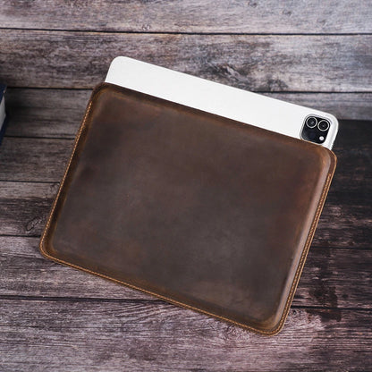 Étui Pochette en Cuir Véritable pour iPad Pro 11